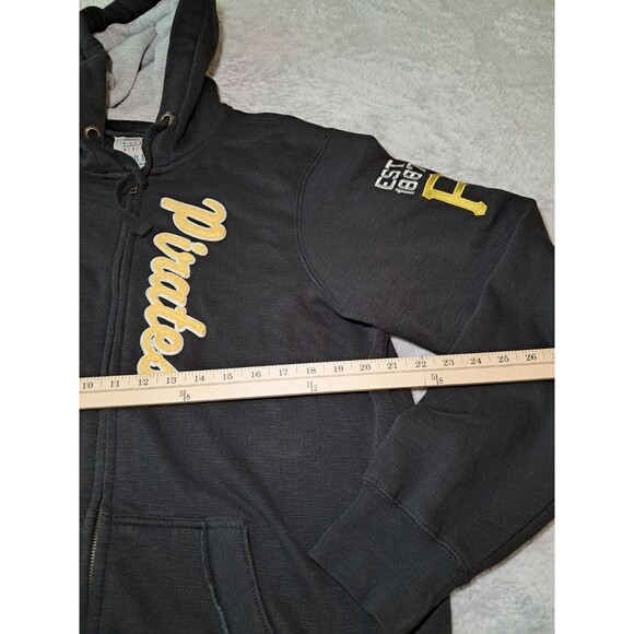 MLB Soft As A Grape PITTSBURGH PIRATES Full Zip Hoodie Sweatshirt XL EUC - Picture 5 of 9